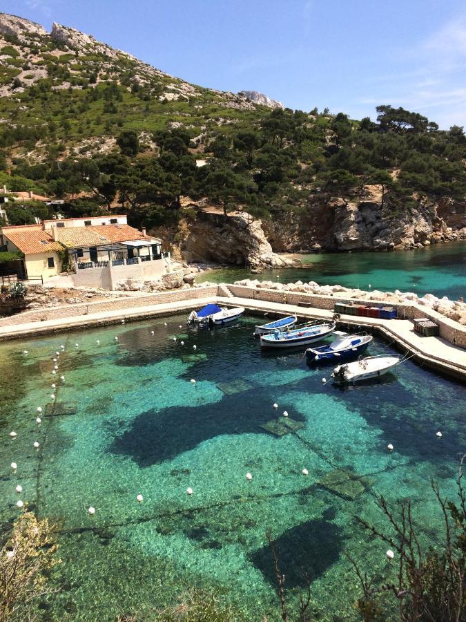 Le Sept Charmant Studio Aux Portes Des Calanques Cassis Exteriör bild