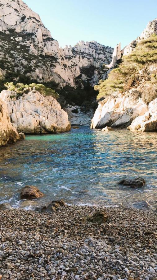 Le Sept Charmant Studio Aux Portes Des Calanques Cassis Exteriör bild