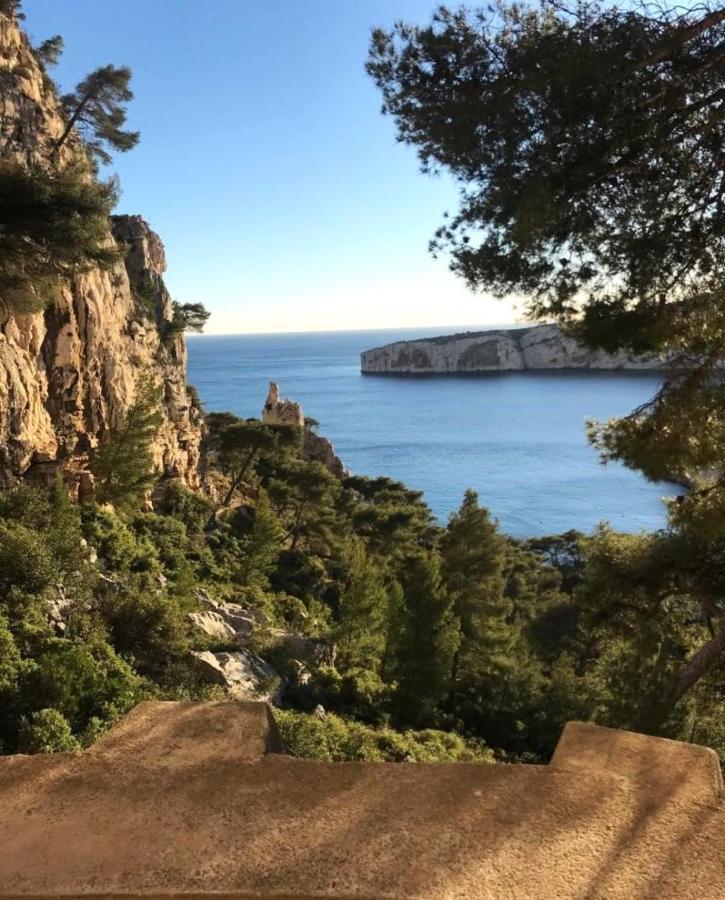 Le Sept Charmant Studio Aux Portes Des Calanques Cassis Exteriör bild